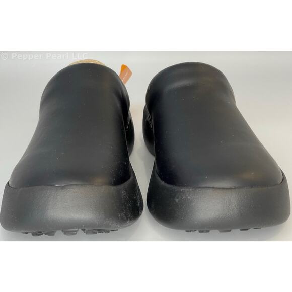 Women's Size 5 Black Comfort Clog Mule Slip Water Resistant Soft Science Juniors - Picture 6 of 11